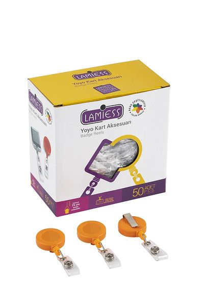 Lamiess Lms 351 Round Yoyo Orange 50pcs