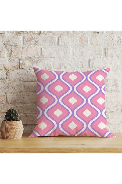 LadiesHome Husă decorativă pentru pernă cu două fețe, digitală, cu imprimeu d...