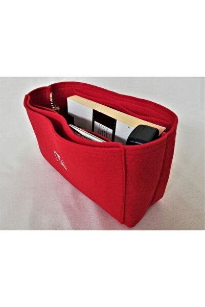 MARJİNAL W CLUB منظم داخلي للحقيبة بدون جيوب، لون أحمر، مقاس 32/16/16