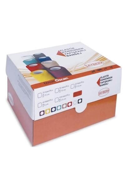 sayberk Elastik Yapışkanlı Coban Renkli Bandaj 10 Cm X 4,5 Mt Kırmızı