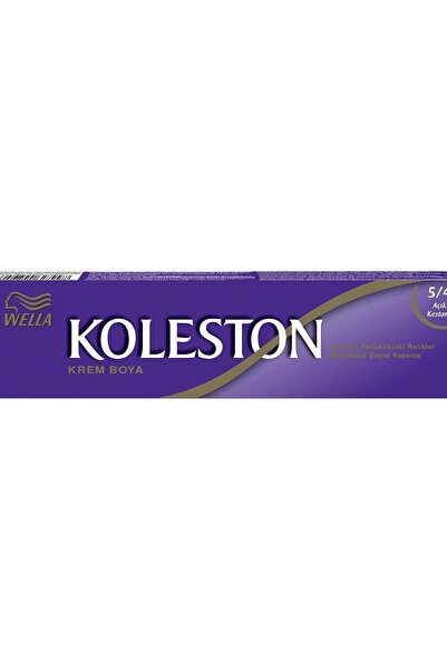 Wella Tüp Saç Boyası Açık Kestane 5 4