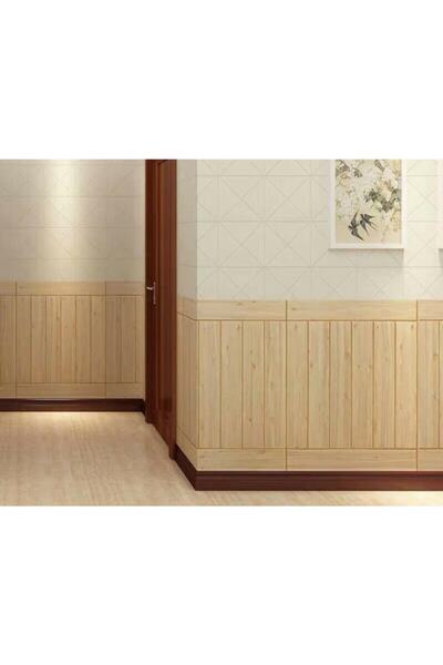 Renkli Duvarlar 10 Adet Nw37 Ahşap Lambri Arkası Yapışkanlı Esnek Silinebilir