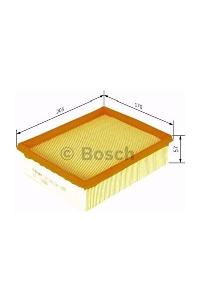 Bosch Air Filter Compatible with Citroen Xsara Break 1.9 D 1997-2005