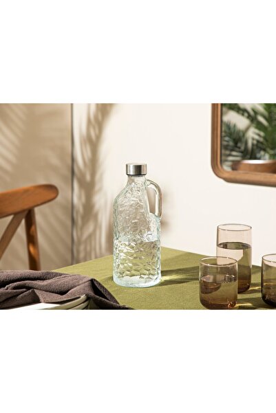 English Home Riley Cam Saklama Şişe 1000 ml Şeffaf