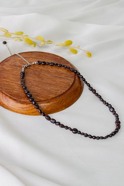 Dünya Doğal Taş Lal Stone Women's Necklace