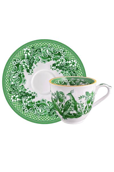 Vivas Çay Fincanı - Green Maison Tekli Fincan ( 1 Fincan ve 1 Tabağı)