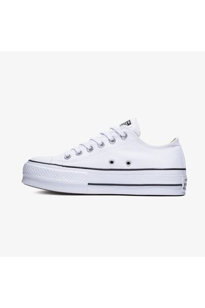 Converse Dámské bílé boty pro volný čas Chuck Taylor All Star Lift 560251c-102