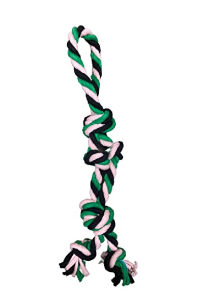 Lets Get Pet Mudanya Büyük Irk Köpekler Için 55cm Penye Diş Kaşıma Ipi Stres Ipi Oyuncağı