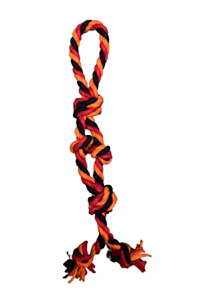 Lets Get Pet Mudanya Büyük Irk Köpekler Için 55cm Penye Diş Kaşıma Ipi Stres Ipi Oyuncağı