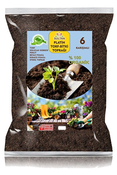 Sultan Ls Botanik 6 Karışımlı Platin Torf Bitki Toprağı 10 Litre