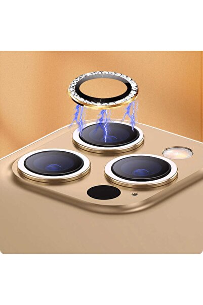 Fogy Ipad Air 10.9 2020 (4.NESİL) Kamera Metal Taşlı Lens Koruyucu Cam