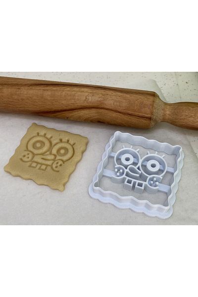 Mini Tasarım Atölyem Sponge Man Cookie Mold