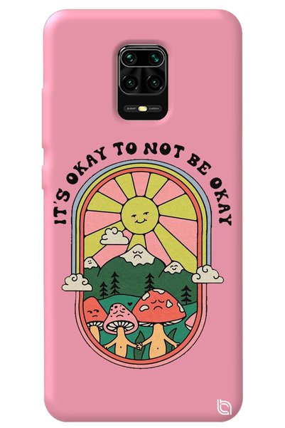 WANNA PROTECT Xiaomi Redmi Note 9s Pink Color Premium Silicone Phone Case wit...