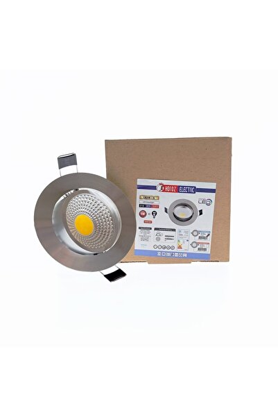 Horoz 10 Adet Lilya 5w Cop Led Krom Kasa Beyaz Işık