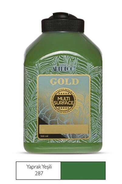 Artdeco Gold Multi Surface Akrilik Boya 500 ml. 287 YAPRAK YEŞİLİ