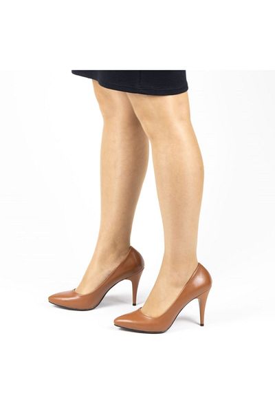 MixBrand Pantofi de damă Stiletto 10 Cm cu toc subțire, cafeniu