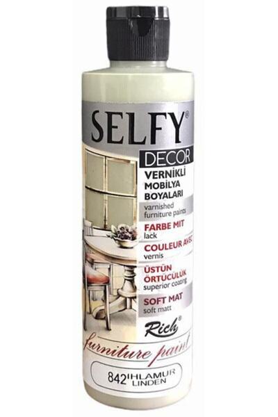 Rich Selfy Decor Kendinden Vernikli Mobilya Boyası 240 Cc Ihlamur09450