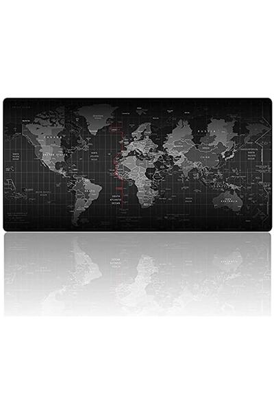 SOMIC Dünya Haritalı Mouse Pad 90x40 Cm World XL Mousepad Gaming