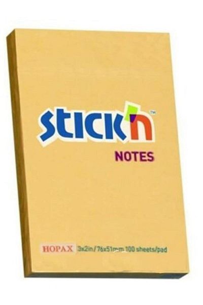 Gıpta ورق ملاحظات لاصق من Hopax Stıckn مقاس 76 × 51 مم باللون البطيخي الباستيل 100 ورقة