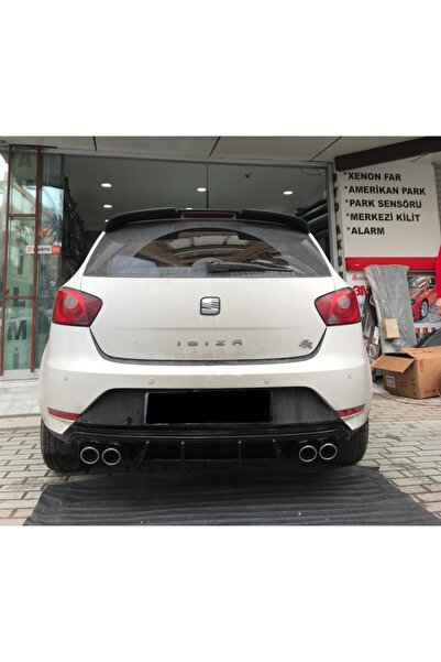 HYM TUNİNG Seat Ibiza Difüzör 6j Difizör Arka Tampon Eki 4 Egzoz Uçlu Uyumlu