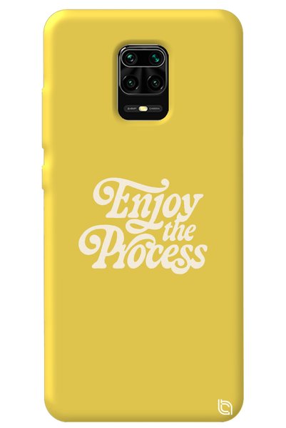 WANNA PROTECT Xiaomi Redmi Note 9S Yellow Color Premium Enjoy Patterned Silic...