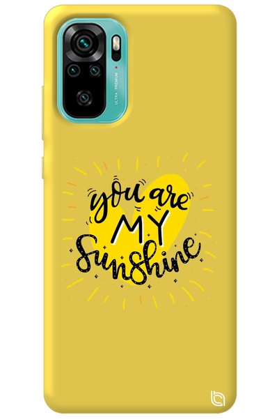 WANNA PROTECT Xiaomi Redmi Note 10 Yellow Color Premium Velvet Inside Sunshin...