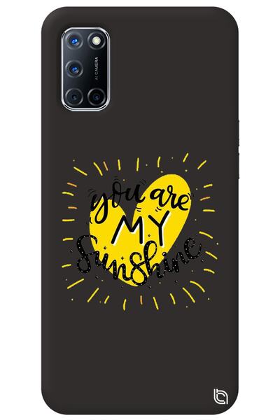 WANNA PROTECT Oppo A72 Black Color Premium Velvet Inside Sunshine Patterned S...