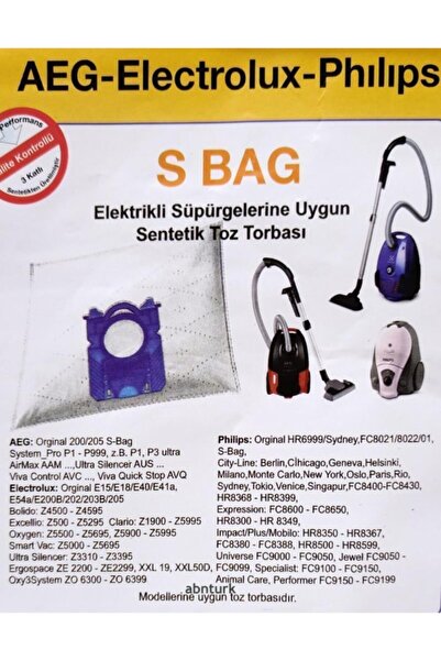 İstoç Türk 20 قطعة من نظام أكياس Aeg S نظام أكياس Aeg S Prop1-p999-z.b.p1,p3 ...