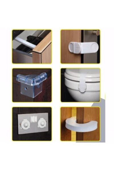 ElyxStore Baby Safety Set 30 Pieces Child Safety Protection Lock Cabinet Lock...