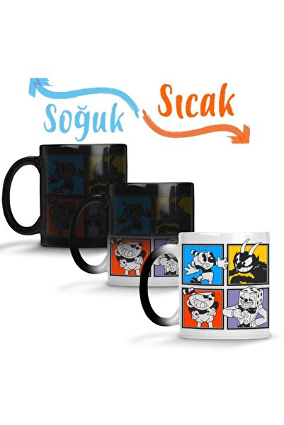 Cuphead Characters Magic Mug Mug Porcelain