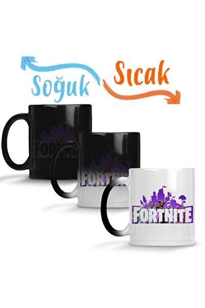 Baskı Dükkanı Fortnite 01 Sihirli Kupa Bardak Porselen