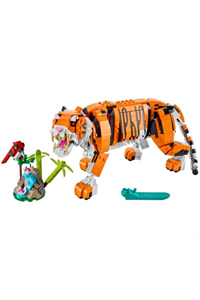LEGO 31129 Creator 3'ü 1 Arada Majestic Tiger - Panda Veya Koi Balık Seti, +9...