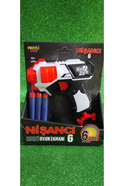Prestij Oyuncak 6 Mermili Nerf Silah