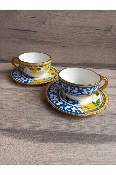 EMİRA HOME Lemone- 2 Kişilik Çay Fincanı Seti