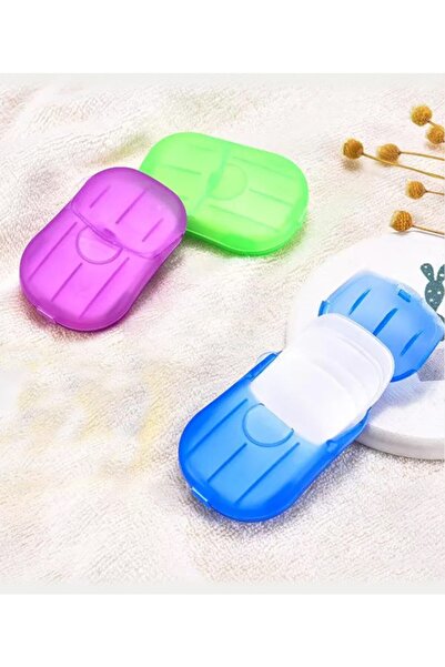 ERA SABUN 3 عبوات من الصابون الورقي - ذوبان يدوي، معطر، 60 غسلة، ألوان مختلطة