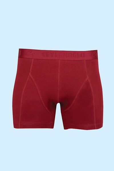 Ceylanoğlu Men's Navy Blue Smoked Burgundy Asorti Lycra Boxers 3 pcs