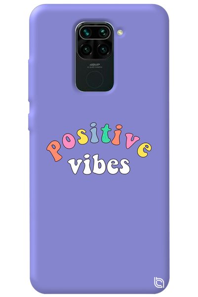 WANNA PROTECT حافظة هاتف Xiaomi Redmi Note 9 من السيليكون بنمط إيجابي مع مخمل...