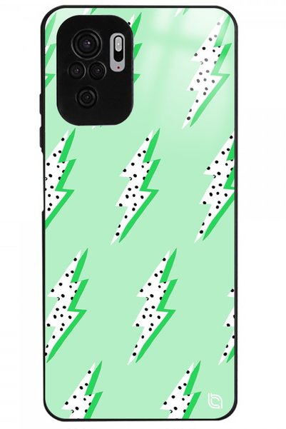 WANNA PROTECT Xiaomi Redmi Note 10S Lightning Premium Patterned Glossy Phone ...