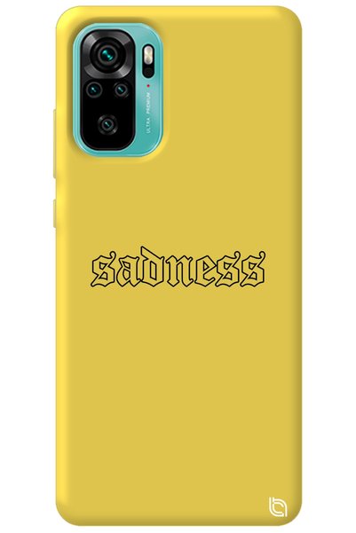 WANNA PROTECT Xiaomi Redmi Note 10 Yellow Color Premium Velvet Inside Sadness...