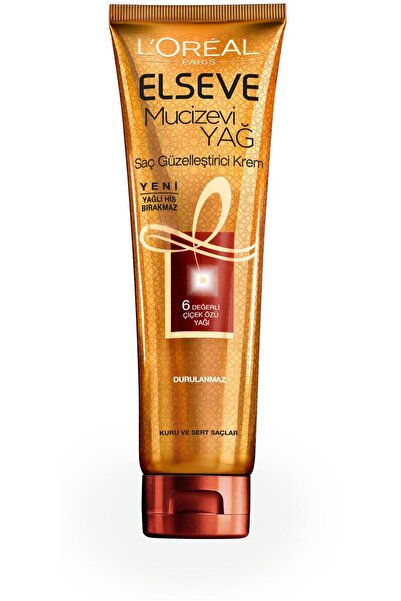 ELSEVE Mucizevi Yağ Saç Güzelleştirici Krem Kuru saçlar Için 150 ml
