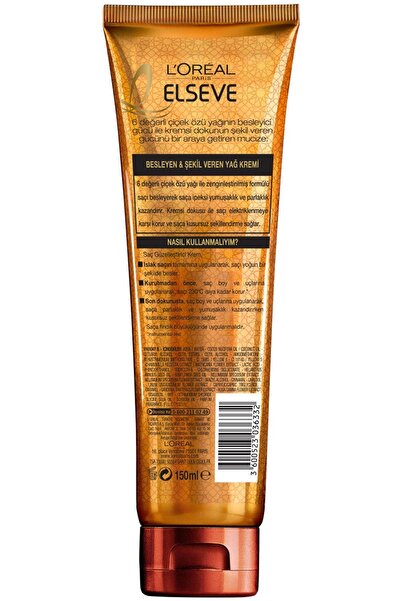 ELSEVE Mucizevi Yağ Saç Güzelleştirici Krem Kuru saçlar Için 150 ml