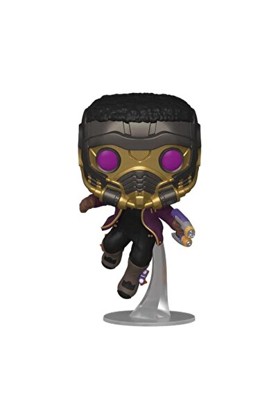 Funko 55812 Pop Marvel: What if – T’Challa Star-Lord, Mix