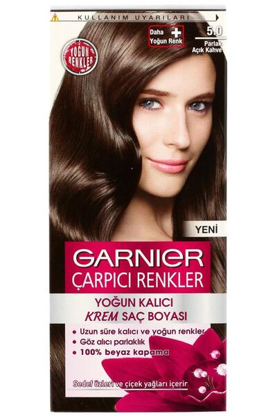Garnier Marka: Saç Boyası Color Natural Çarpıcı Renkler Parlak Açık Kahve 5.0 Kategori: Saç Boyası