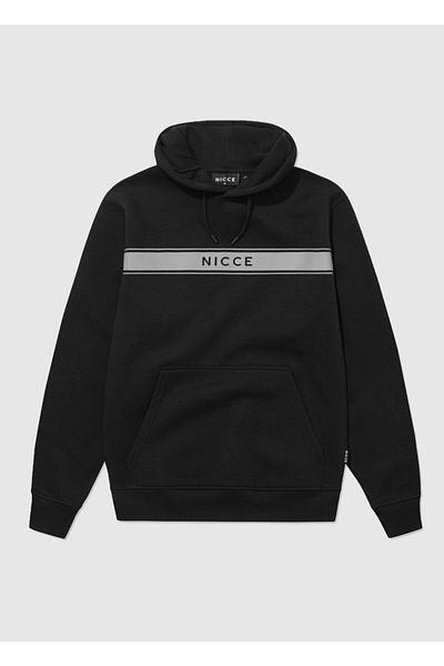 Nicce base overhead sale reflective logo hoodie