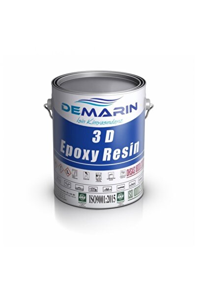 Demarin Ultra Şeffaf 3d Döküm Tipi Epoksi Reçine 50 Kg