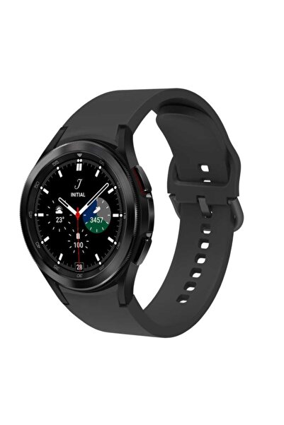 Samsung Galaxy Watch 4 40mm Compatible Classic Silicone Strap Black
