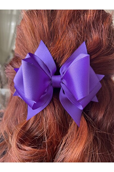 Gülay Akseuar Toka Πόρπη με φιόγκο με λιλά κορδέλα