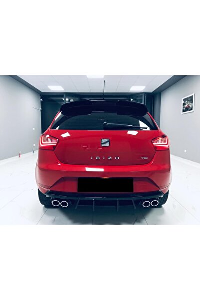 HYM TUNİNG Seat Ibiza Difüzör 6j Difizör Arka Tampon Eki 4 Egzoz Uçlu Uyumlu
