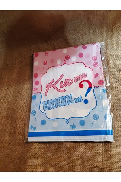 BEST PARTİ DOĞUM GÜNÜ PARTİ SÜSLERİ Gender Party Girl or Boy Table Cloth 120x180