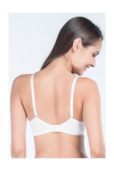 Lora Garden Women's White Empty Cup Bra 2251